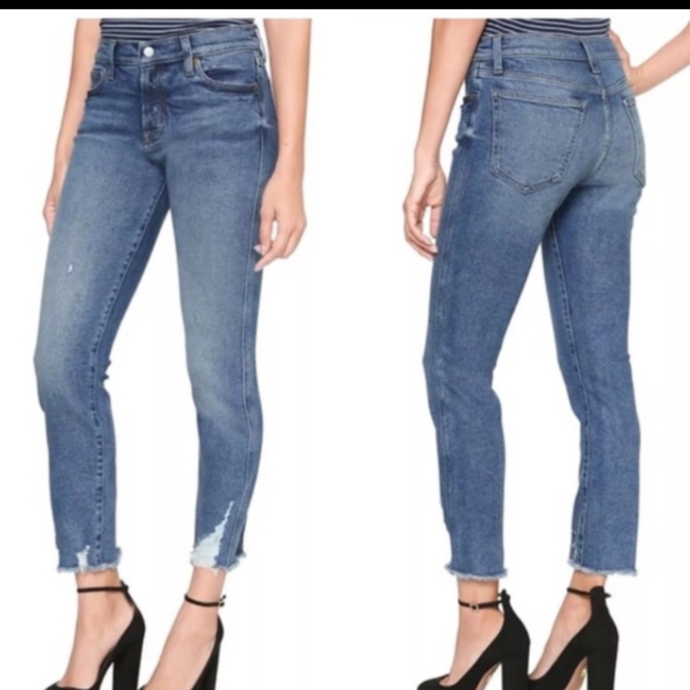 Gap High Rise Slim Straight Jeans